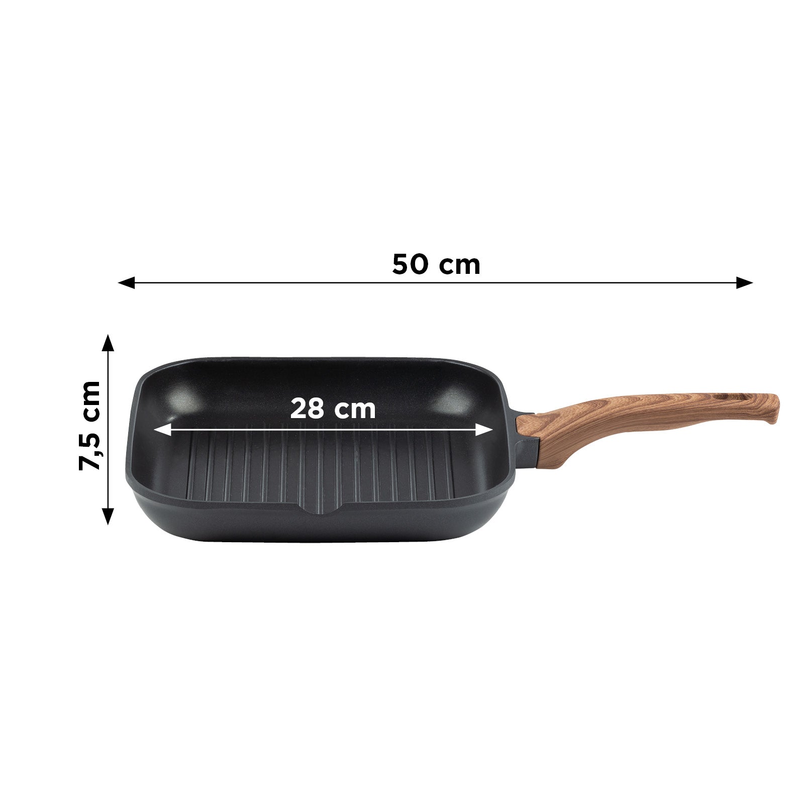 Tigaie grill Black Line