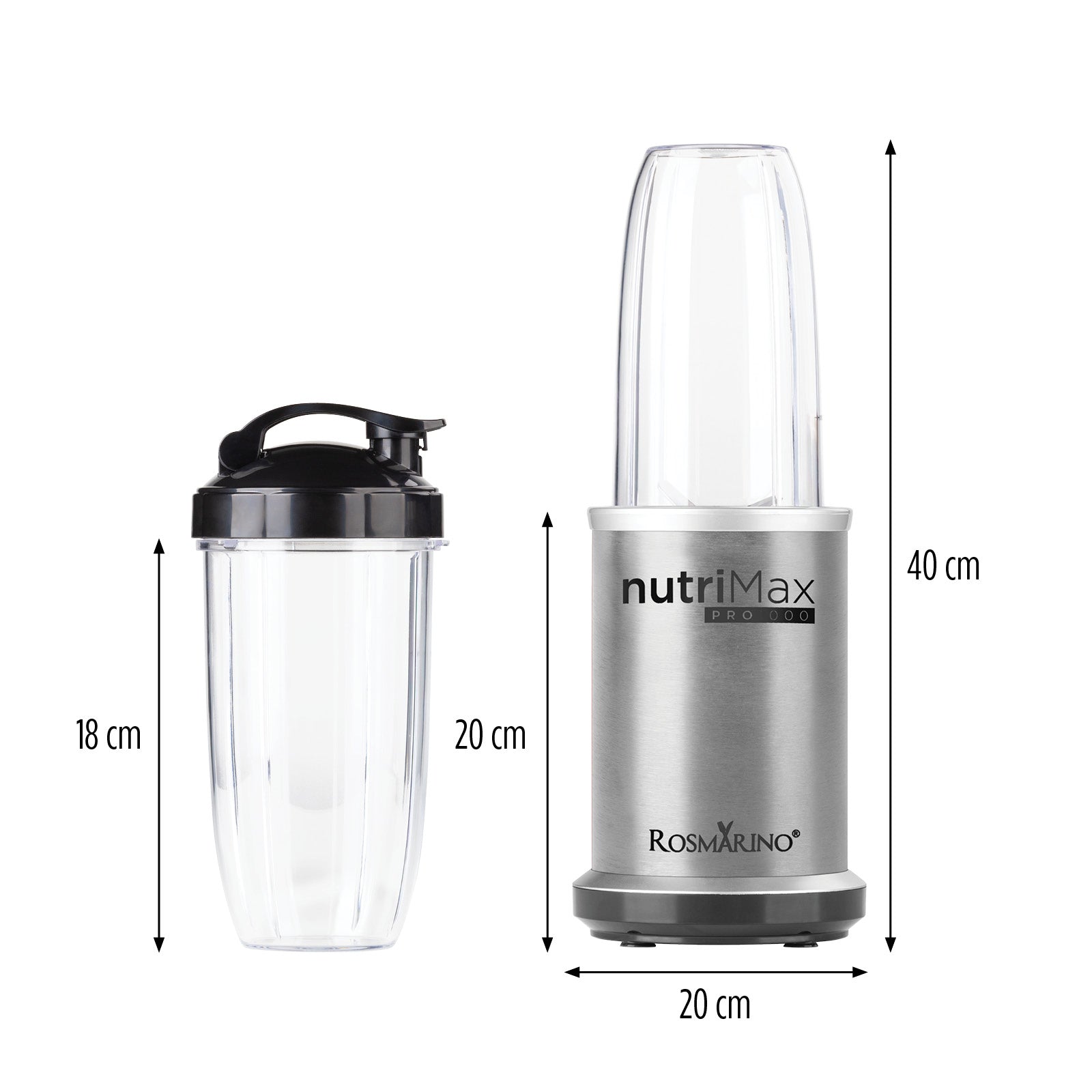 Blender NutriMax PRO 1000 W, 700 ml